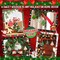 Wooden Christmas Tree Ornaments to Paint Christmas Thanksgiving Decoration Cutouts Unfinished 24PCS 3.5 x 3 inches, DIY Blank Unfinished Christmastree Wood Discs Ornament for Home Crafts Hanging
